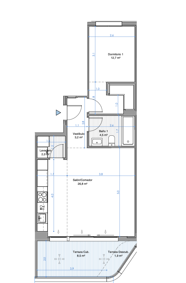 Rzut apartamentu